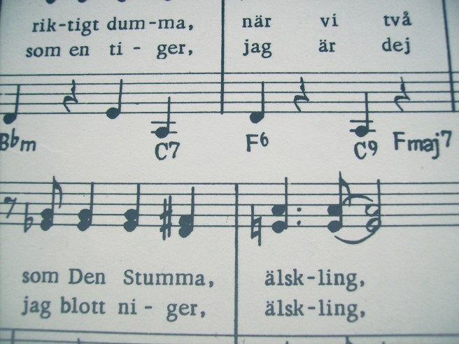 körsång notes